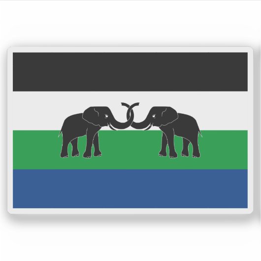 Flag of East Caprivi, the Republic of South Africa シール (正面)