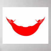 Flag of Easter Island (Rapa Nui) ポスター (正面)