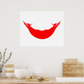Flag of Easter Island (Rapa Nui) ポスター (キッチン)