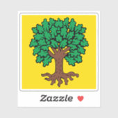 Flag of Échallens, Switzerland シール (シート)