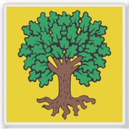 Flag of Échallens, Switzerland シール