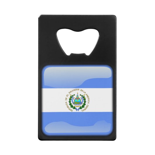 Flag_of_El_Salvador クレジットカード栓抜き (正面)