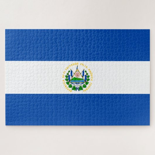 Flag of El Salvador ジグソーパズル (横)