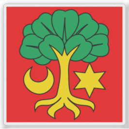 Flag of Erlach, Switzerland シール