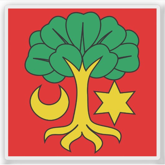 Flag of Erlach, Switzerland シール (正面)