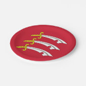 Flag of Essex Paper Plates ペーパープレート (アングル)