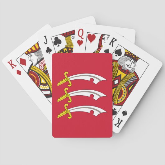 Flag of Essex Playing Cards トランプ (裏面)