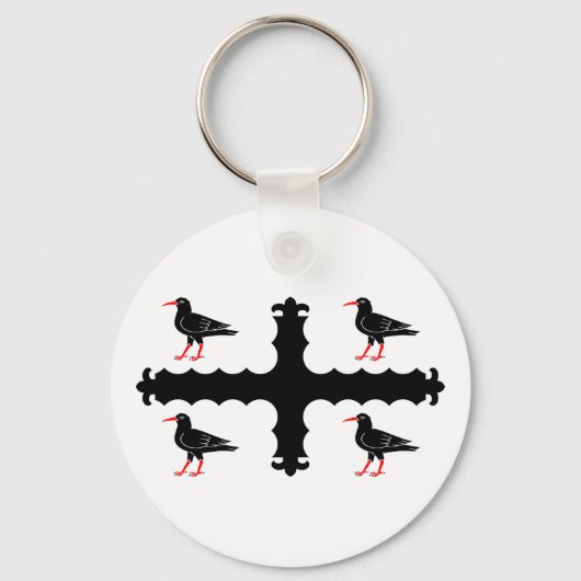 Flag of Flintshire Keychain キーホルダー (裏面)