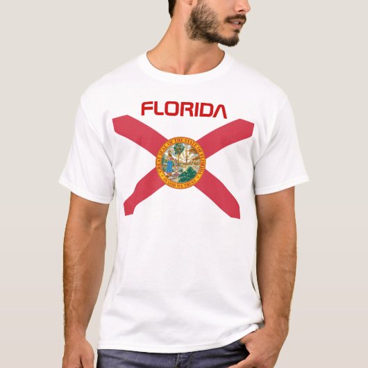 Flag_of_Florida_svg、フロリダ Tシャツ (正面)