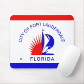 Flag of Fort Lauderdale, Florida マウスパッド (マウス)