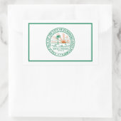 Flag of Fort Pembroke Pines, Florida 長方形シール (バッグ)