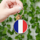 Flag of France French Tricolore キーホルダー (手)