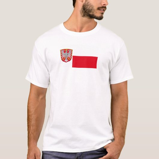 Flag of Frankfurt am Main Tシャツ (正面)