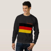 Flag of Germany custom-cut  スウェットシャツ (正面フル)