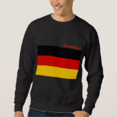 Flag of Germany custom-cut  スウェットシャツ (正面)