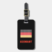 Flag of Germany Luggage Tag ラゲッジタグ (正面縦)