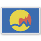 Flag of Grand Rapids, Michigan, USA シール (正面)