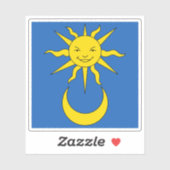 Flag of Grandson, Switzerland シール (シート)