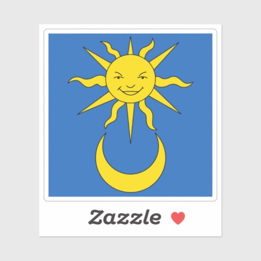 Flag of Grandson, Switzerland シール (シート)