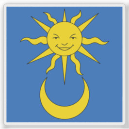 Flag of Grandson, Switzerland シール