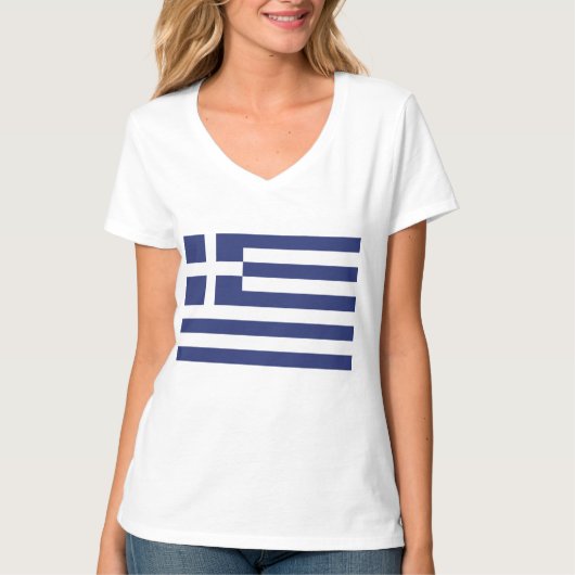 Flag of Greece Tシャツ (正面)