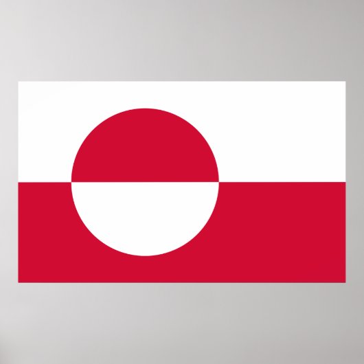 Flag Of Greenland ポスター (正面)