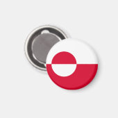 Flag of Greenland マグネット (正面/裏面)