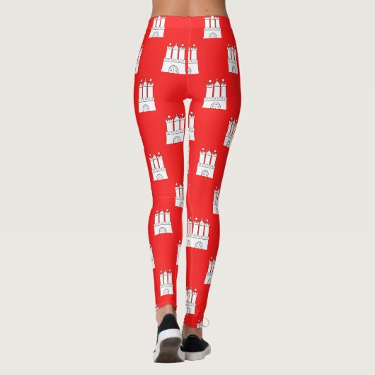 Flag of Hamburg Leggings レギンス (裏面)