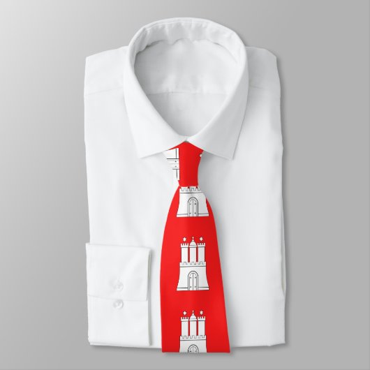 Flag of Hamburg Tie ネクタイ (タイ)