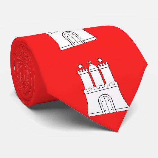 Flag of Hamburg Tie ネクタイ (ロール)