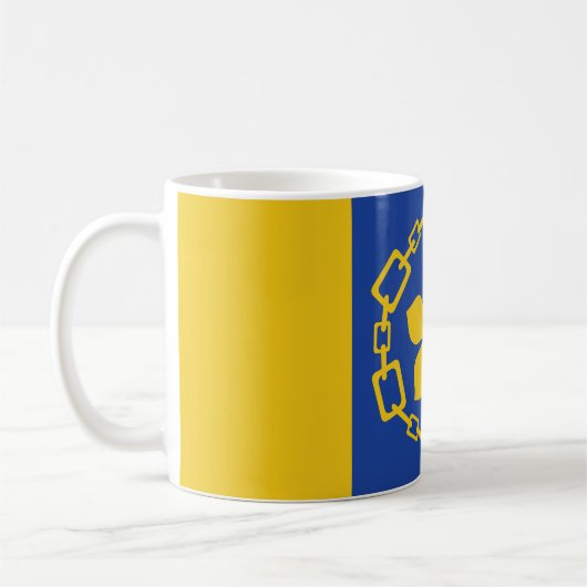 Flag of Hamilton, Ontario Coffee Mug コーヒーマグカップ (左)