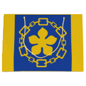 Flag of Hamilton, Ontario Large Gift Bag ラージペーパーバッグ (正面)