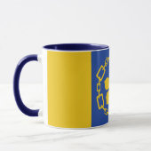 Flag of Hamilton, Ontario Mug マグカップ (左)
