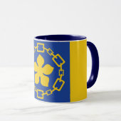 Flag of Hamilton, Ontario Mug マグカップ (正面右)