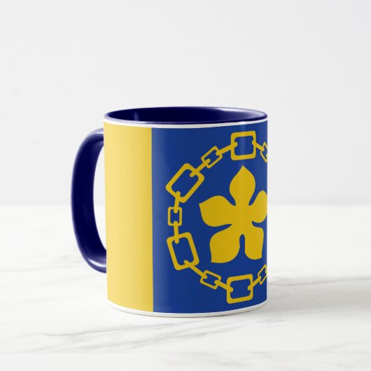 Flag of Hamilton, Ontario Mug マグカップ (正面左)