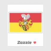 Flag of Hanau, Germany シール (シート)