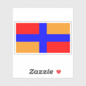 Flag of Hemshin peoples (Armenia) シール (シート)