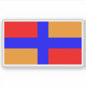Flag of Hemshin peoples (Armenia) シール (正面)