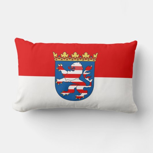 Flag of Hesse Lumbar Pillow ランバークッション (正面)