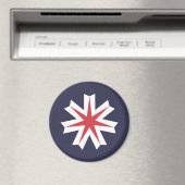 Flag of Hokkaido Prefecture, Japan マグネット (インサイチュ (食洗機))