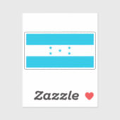 Flag of Honduras custom-cut  シール (シート)