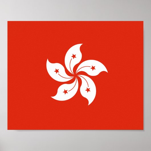 Flag of Hong Kong ポスター (正面)