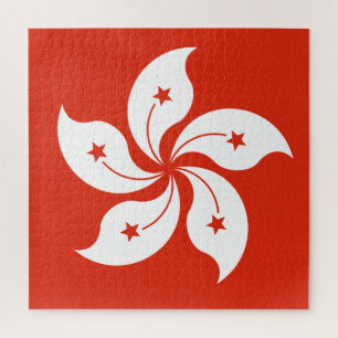 Flag of Hong Kong Jigsaw Puzzle ジグソーパズル