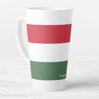 Flag of Hungary custom カフェラテマグ