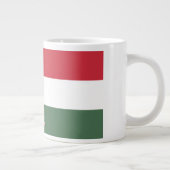 Flag of Hungary custom  ジャンボコーヒーマグカップ (右)