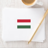 Flag of Hungary custom-cut ラベル (インサイチュ)