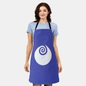 Flag of Ibaraki Prefecture, Japan エプロン (着用した状態)