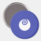 Flag of Ibaraki Prefecture, Japan マグネット (正面/裏面)