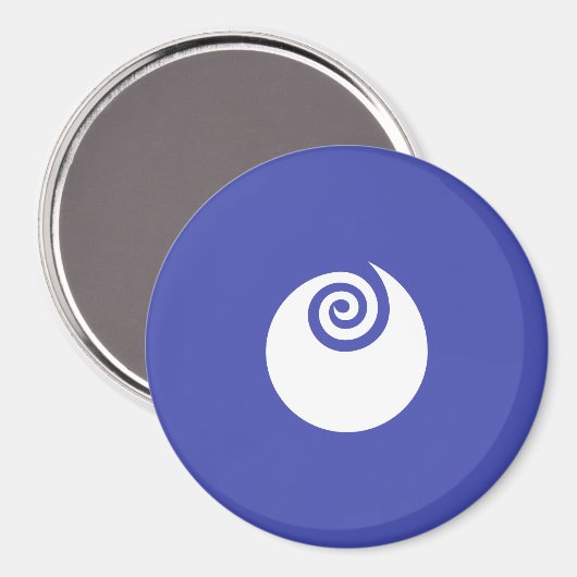 Flag of Ibaraki Prefecture, Japan マグネット (正面/裏面)