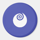 Flag of Ibaraki Prefecture, Japan マグネット (正面)